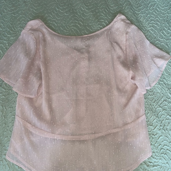 Express Light Pink Blouse Size Medium - Picture 5 of 6